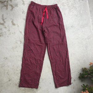 Red Dot on Brown PJ Pants NWOT